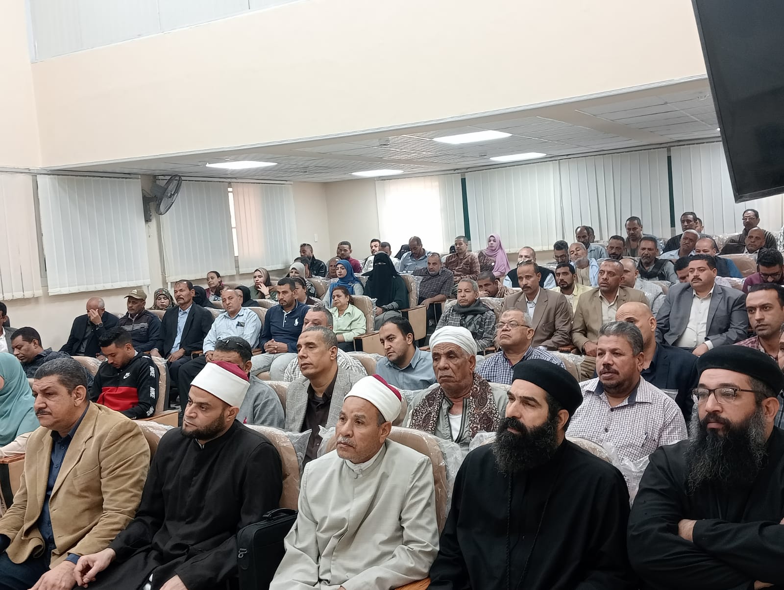 جانب من ضيوف ندوة مركز إعلام جنوب أسيوط