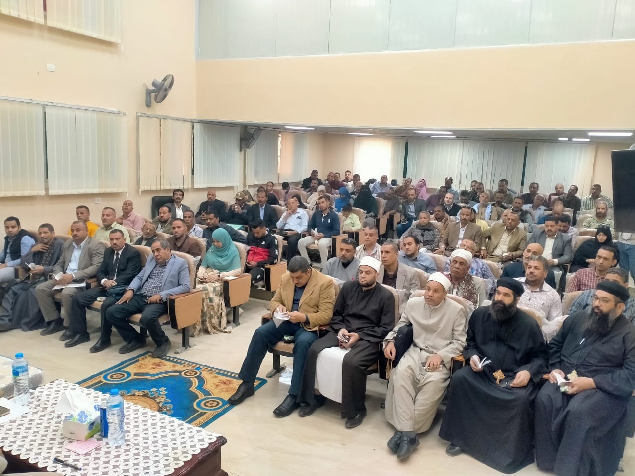 جانب من ضيوف ندوة مركز إعلام جنوب أسيوط