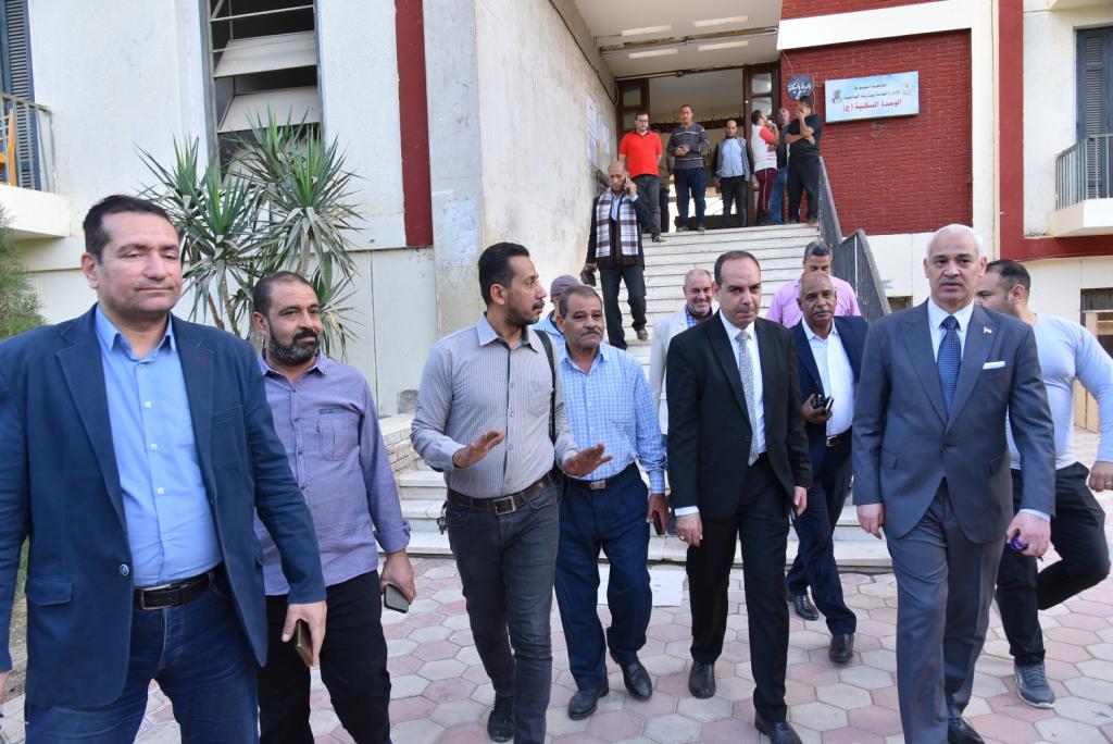 جولة في المدينة الجامعية بجامعة أسيوط