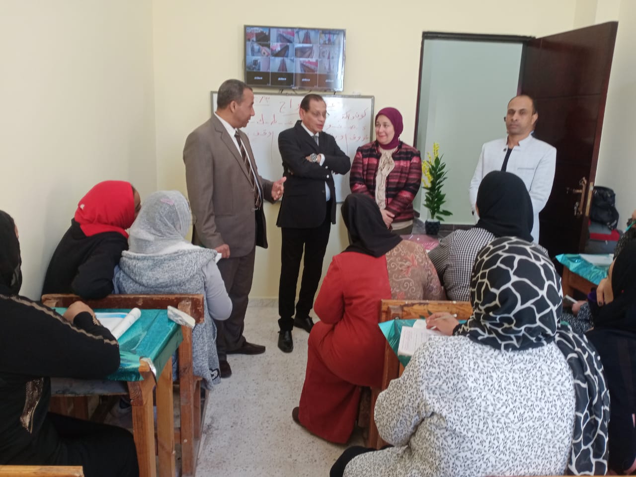 جانب من الزيارة