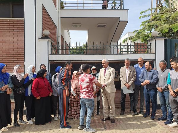 جانب من استعدادات الطلاب ذوي الهمم بجامعة أسيوط