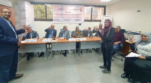 جانب من مسابقة الطالب المثالي والطالبة المثالية