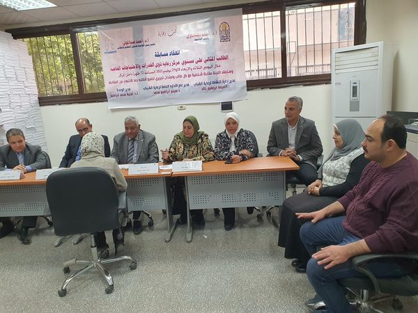 جانب من مسابقة الطالب المثالي والطالبة المثالية