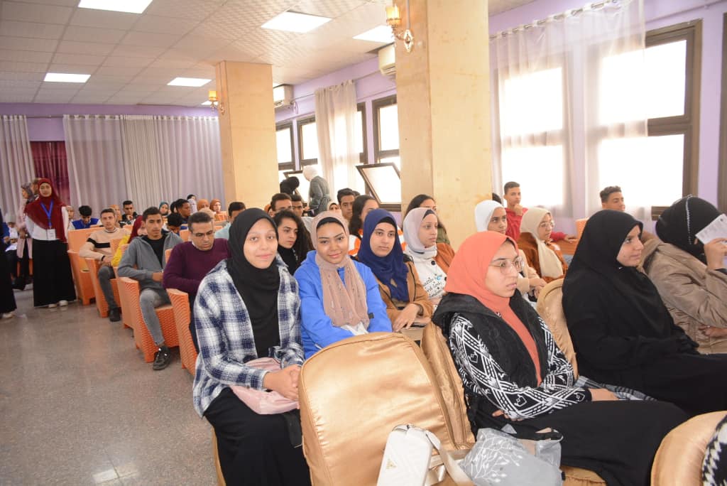 جانب من ضيوف المبادرة الطلابية 