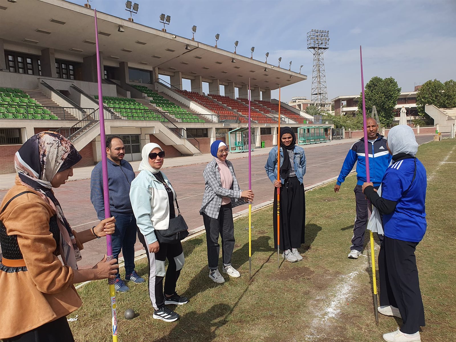 جانب من استعدادات الطلاب ذوي الهمم بجامعة أسيوط