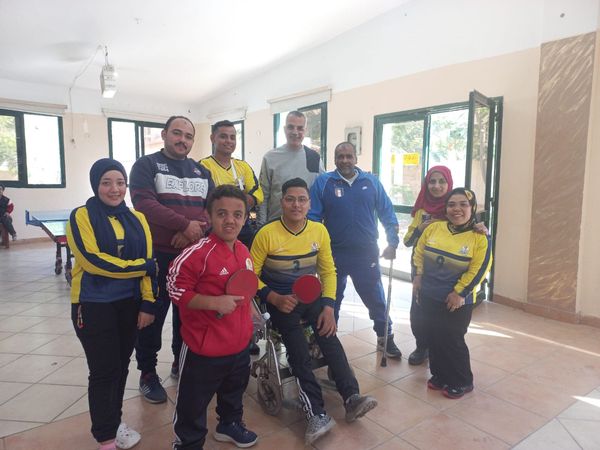 جانب من اللاعبين