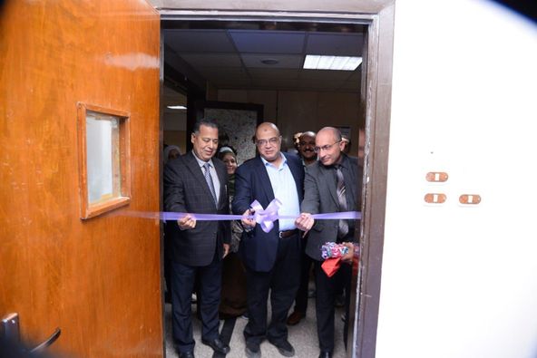  جانب من افتتاح غرفة العناية المركزة