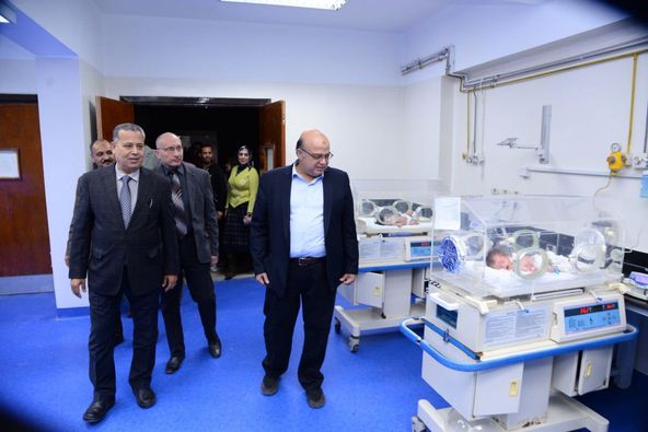  جانب من افتتاح غرفة العناية المركزة