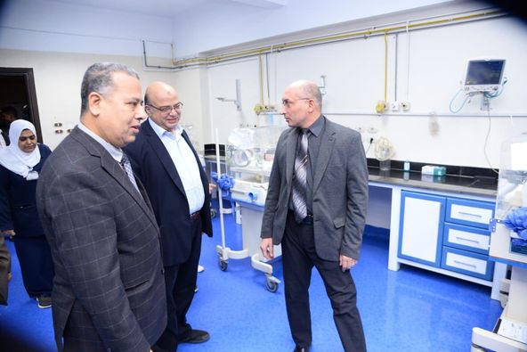  جانب من افتتاح غرفة العناية المركزة