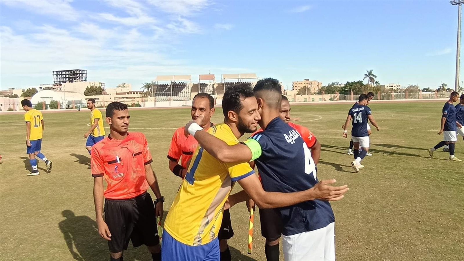 مباراة فريق الوادي الجديد