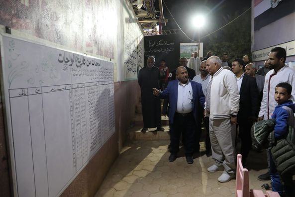 جانب من زيارة محافظ الوادي الجديد