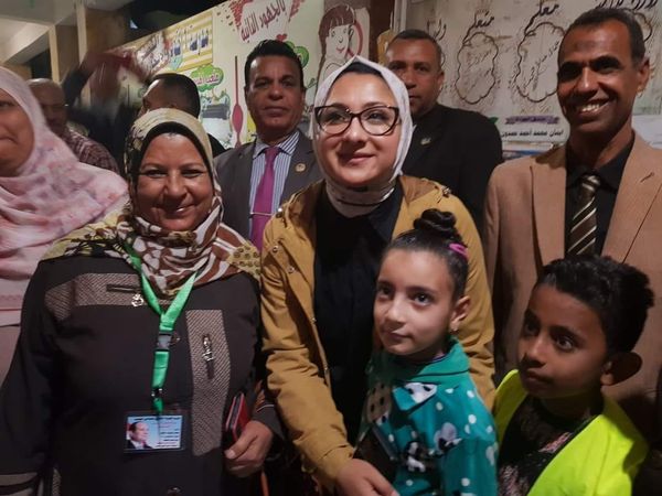 نائب محافظ الوادي الجديد تتفقد اللجان الانتخابية