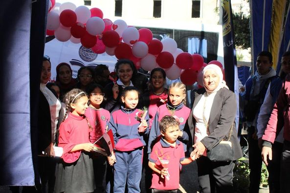 طلاب مدارس النيل المصرية الدولية بأسيوط الحديد