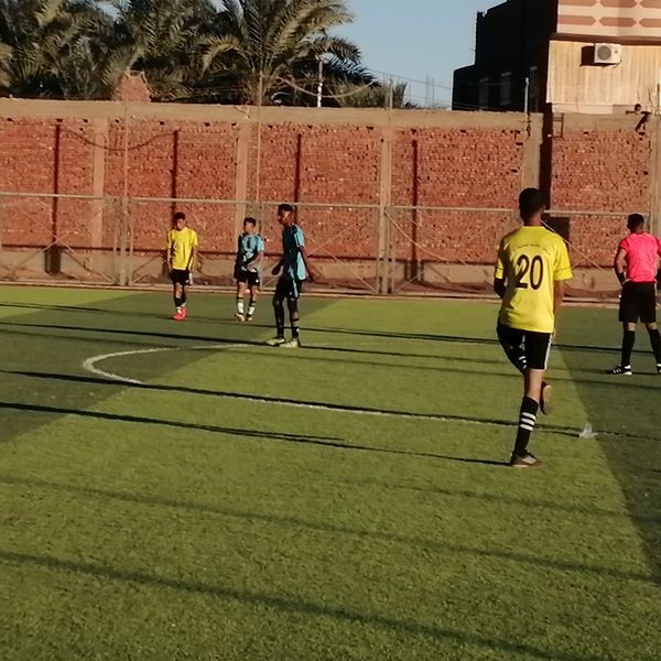 جانب من مباراة اليوم