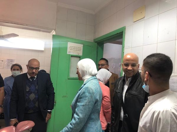 جانب من القافلة الطبية