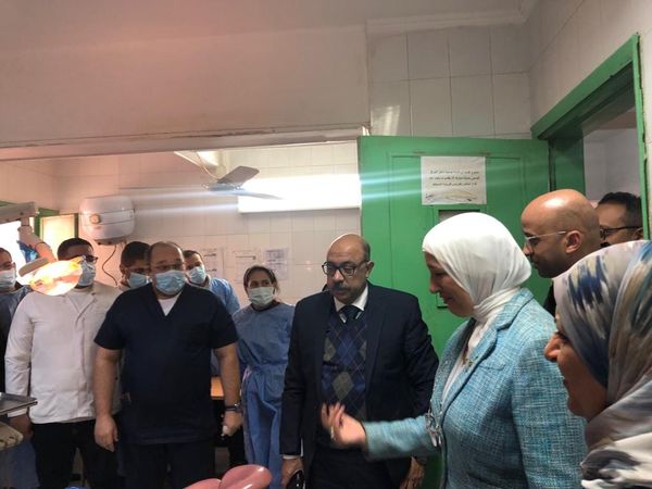 جانب من القافلة الطبية