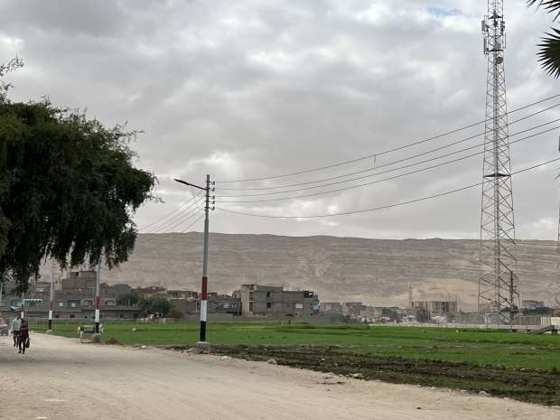 صورة من الغيوم في سماء أسيوط