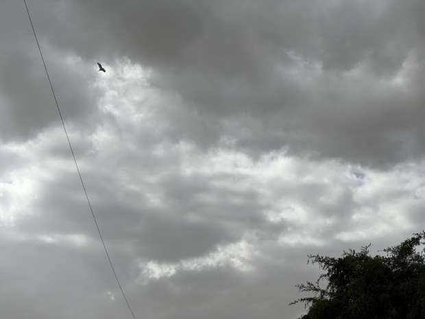 صورة من الغيوم في سماء أسيوط