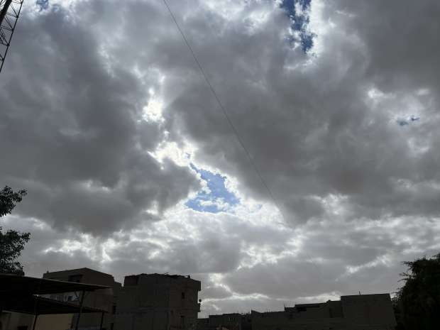 صورة من الغيوم في سماء أسيوط