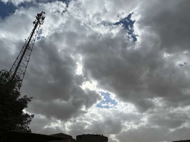 صورة من الغيوم في سماء أسيوط