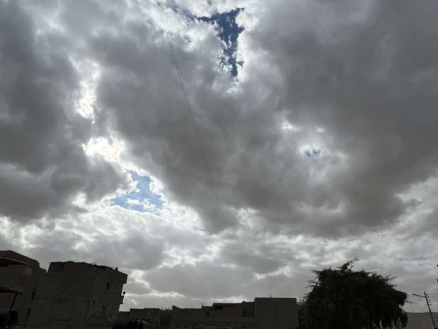 صورة من الغيوم في سماء أسيوط