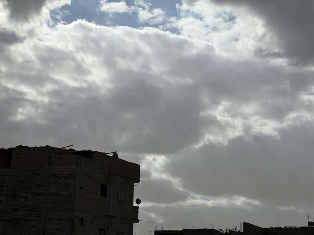 صورة من الغيوم في سماء أسيوط
