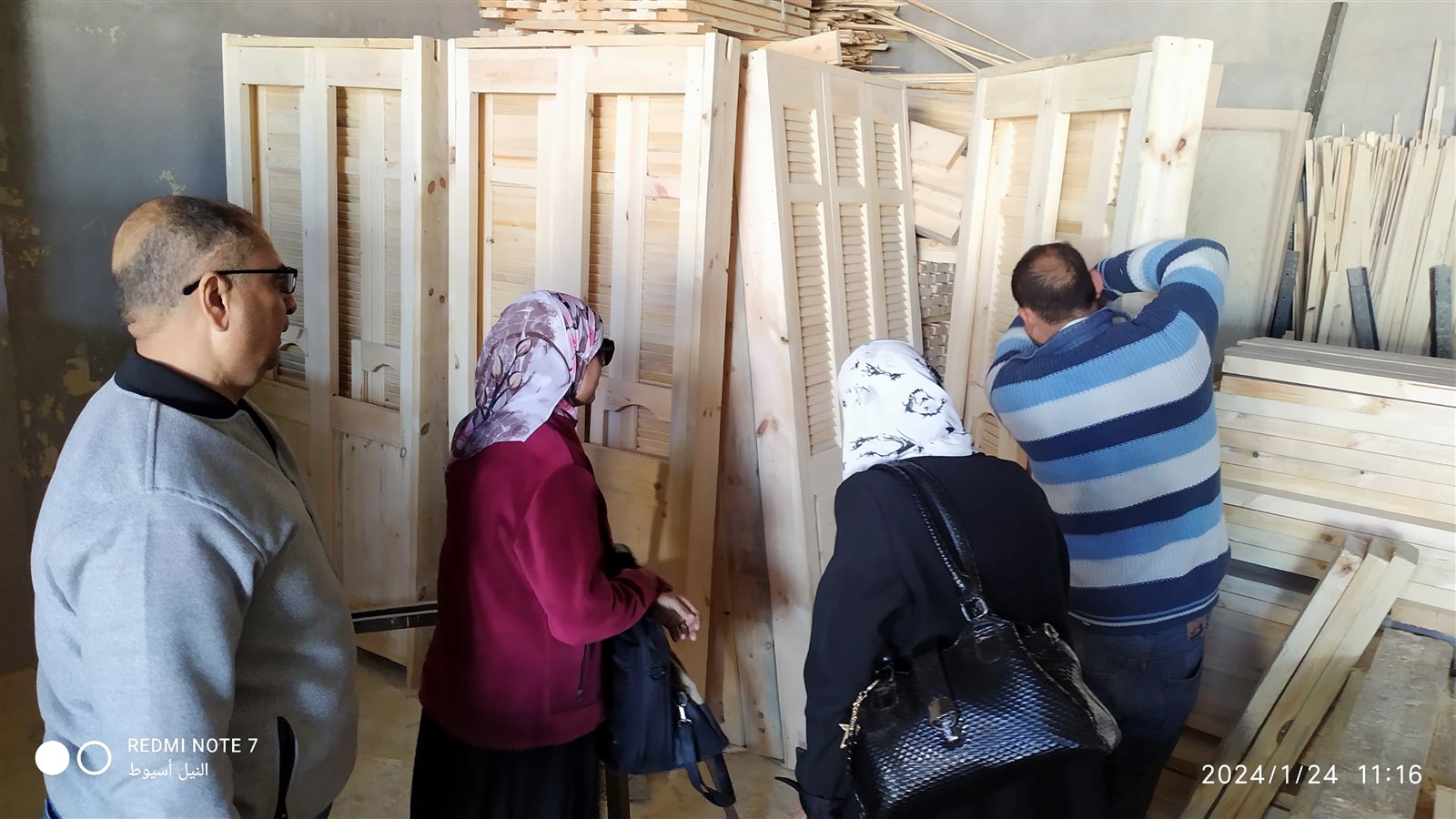 جانب من الزيارة