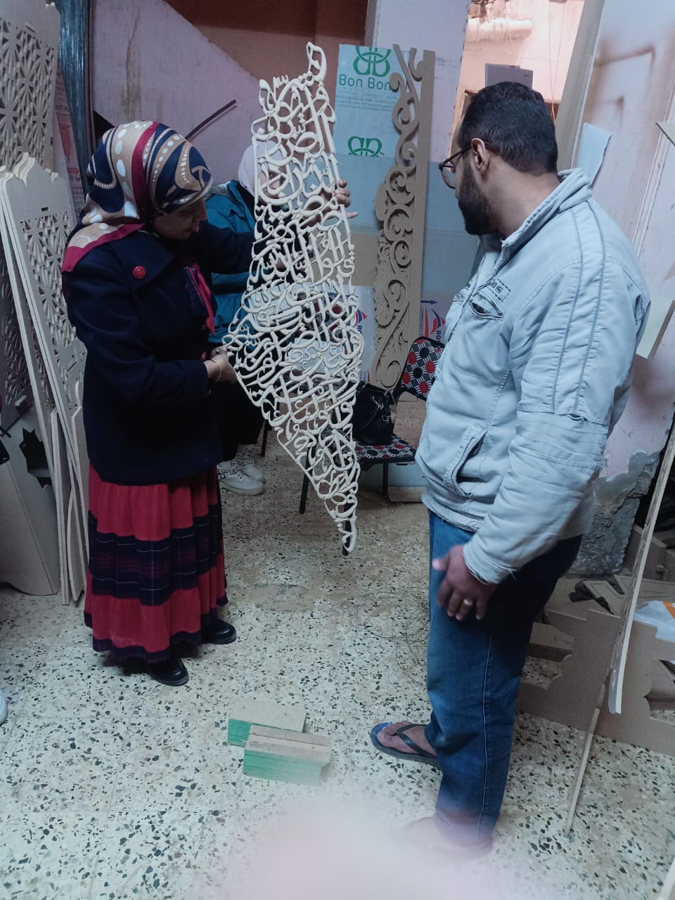 جانب من الزيارة