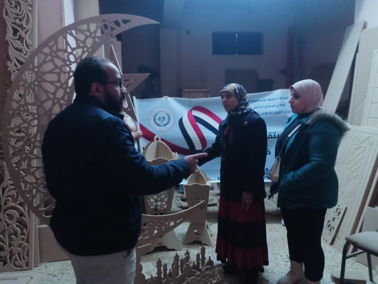 جانب من الزيارة