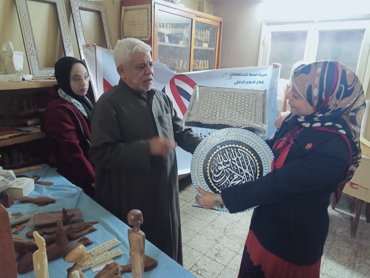 جانب من الزيارة