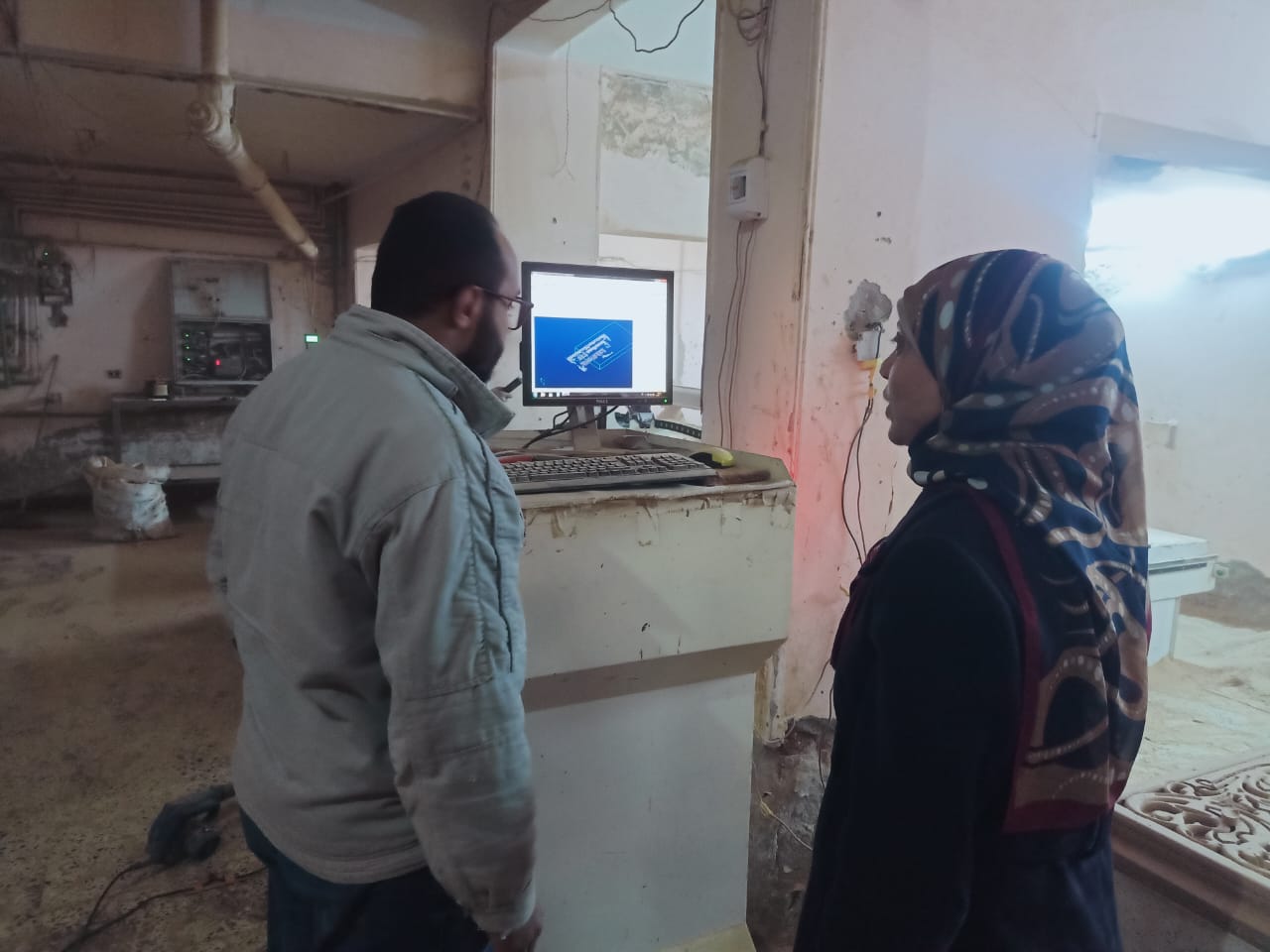 جانب من الزيارة