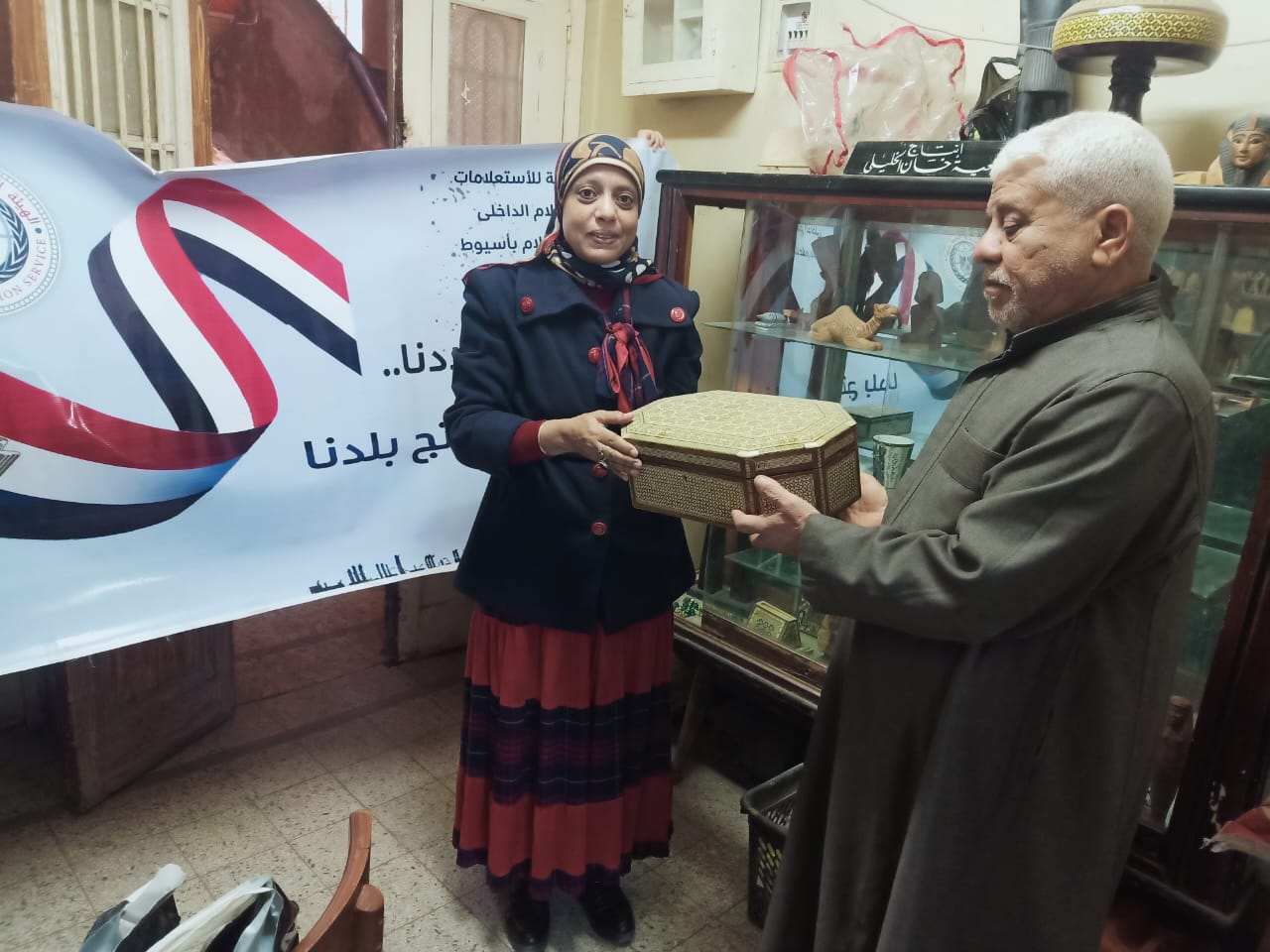 جانب من الزيارة