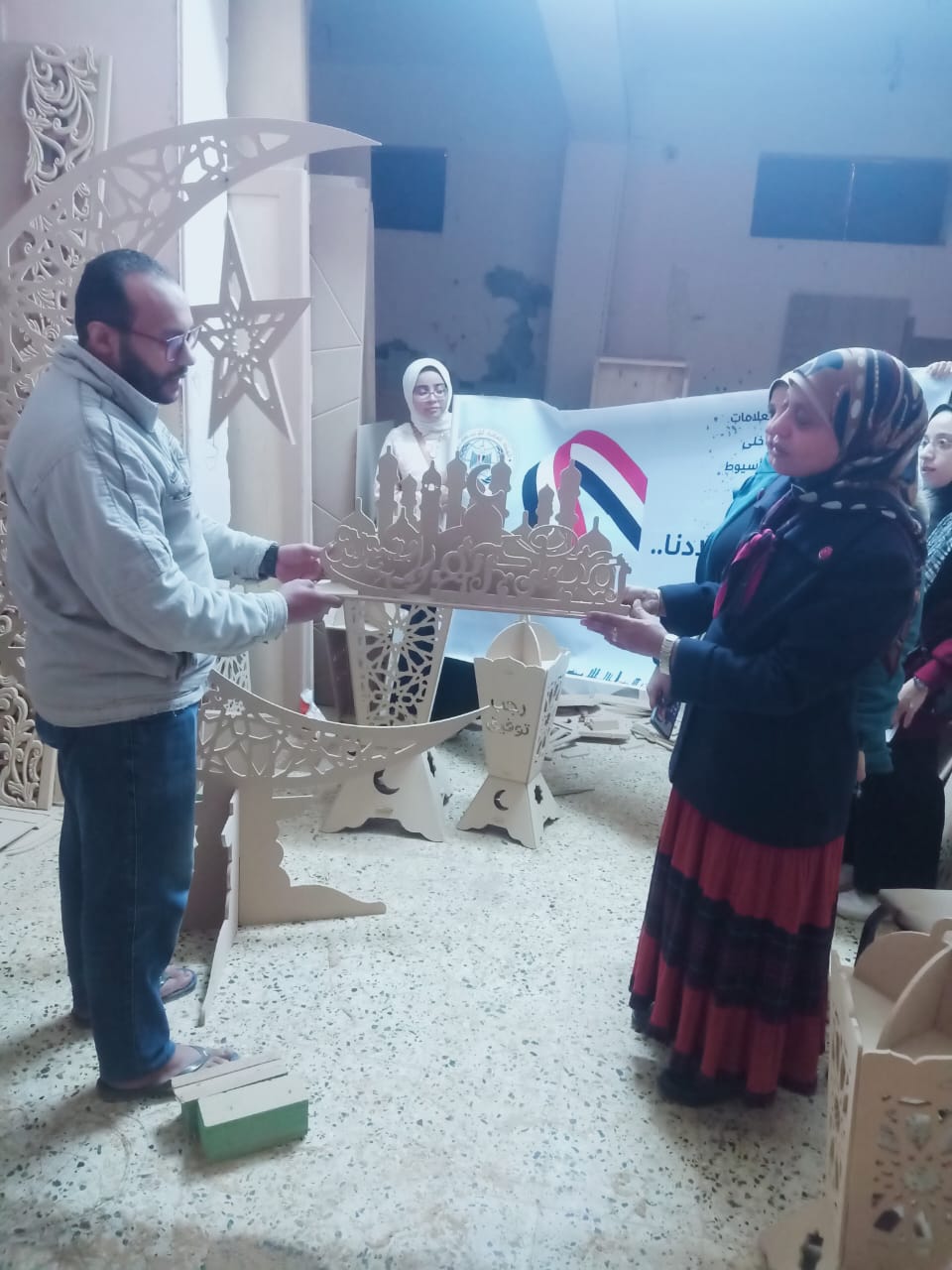 جانب من الزيارة