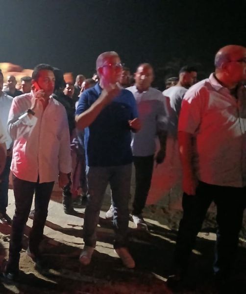 الانصارى والتونى فى موقع الحادث