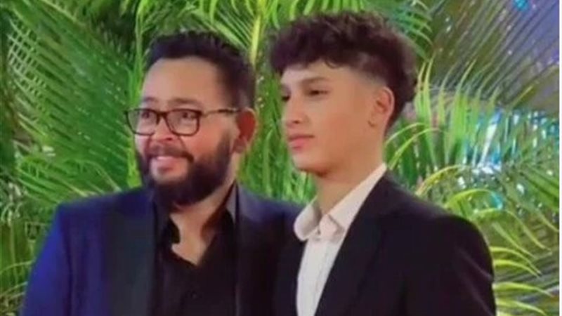 أحمد رزق ونجله 