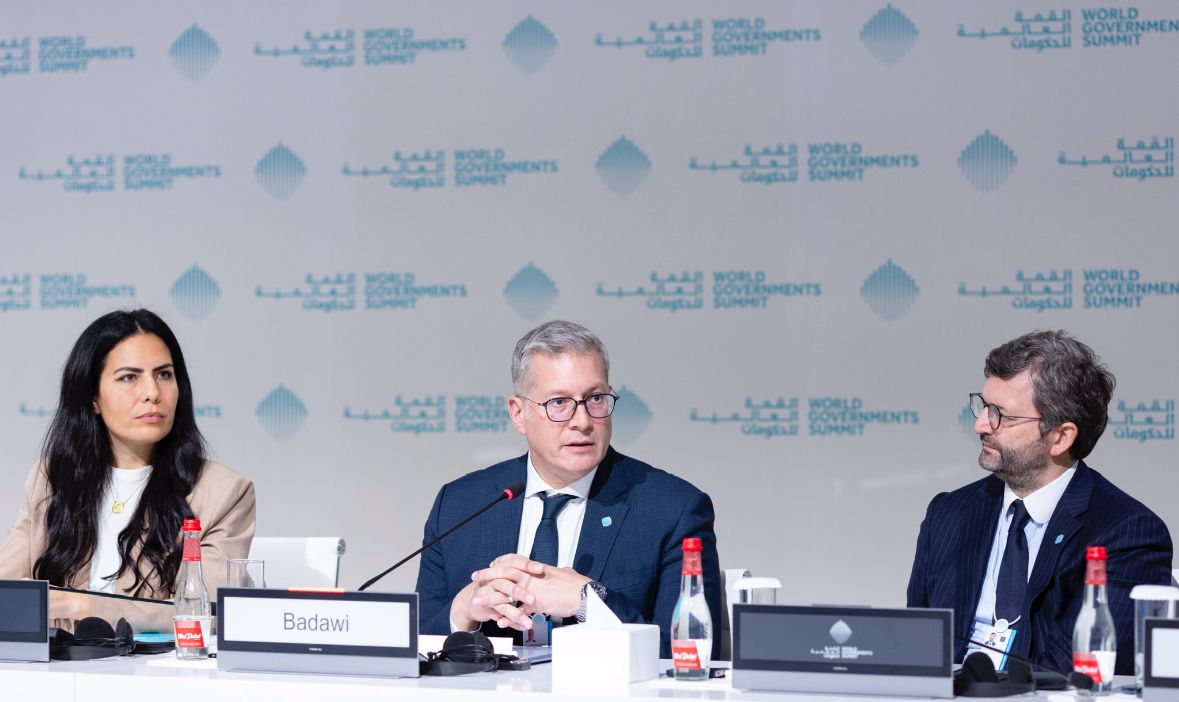 لقاء وزير البترول خلال القمة العالمية للحكومات&nbsp;