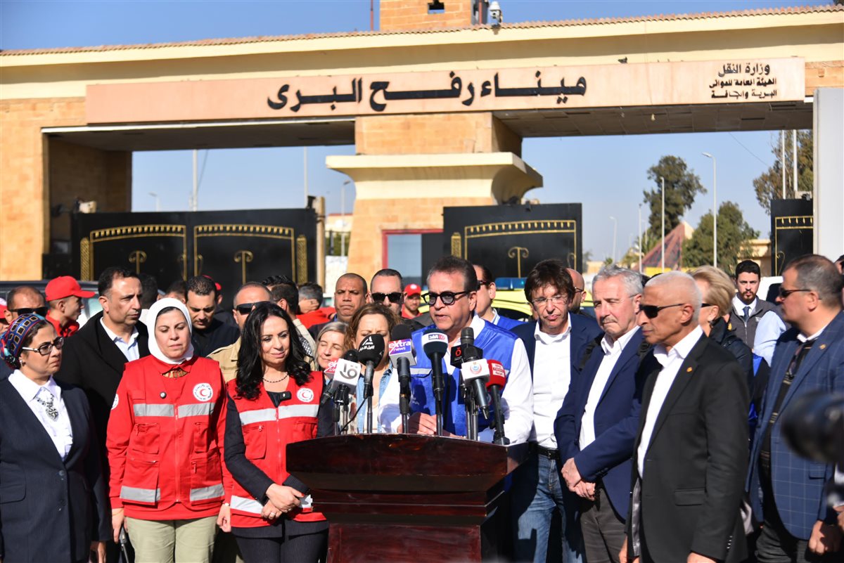 خالد عبدالغفار وزير الصحة والسكان مايا مرسي، وزيرة التضامن الاجتماعي