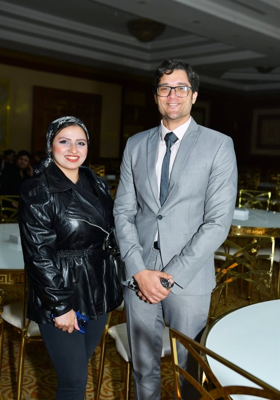 عمر خورشيد مع محررة الوفد