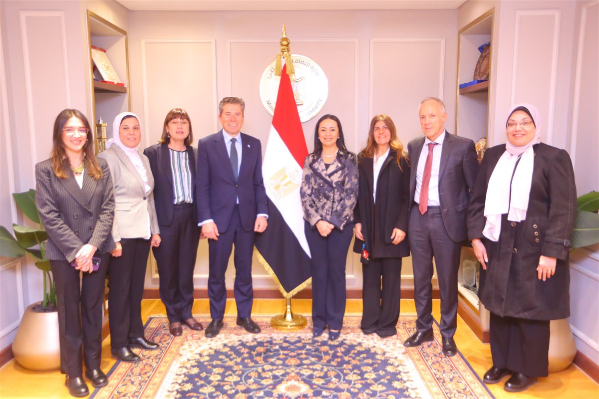 لقاء وزيرة التضامن مع وكيل الأمين العام للأمم المتحدة