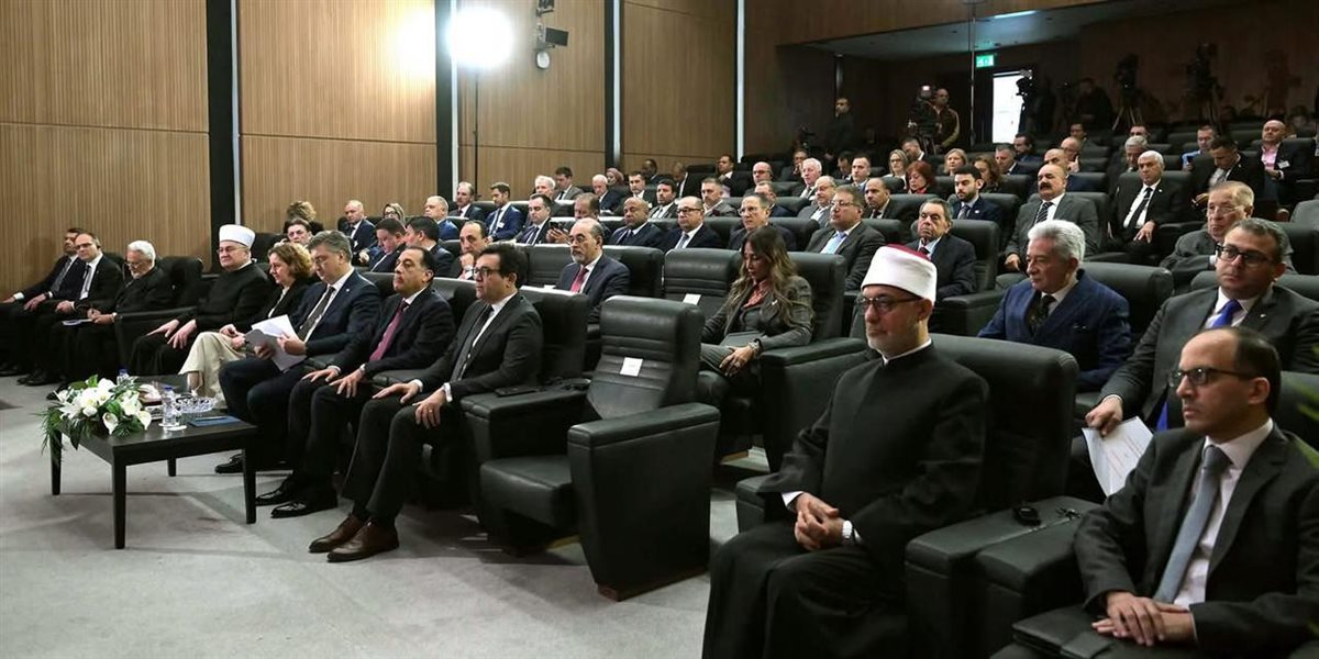 مفتي الجمهورية يبحث مع مفتي كرواتيا سبل التعاون المشترك