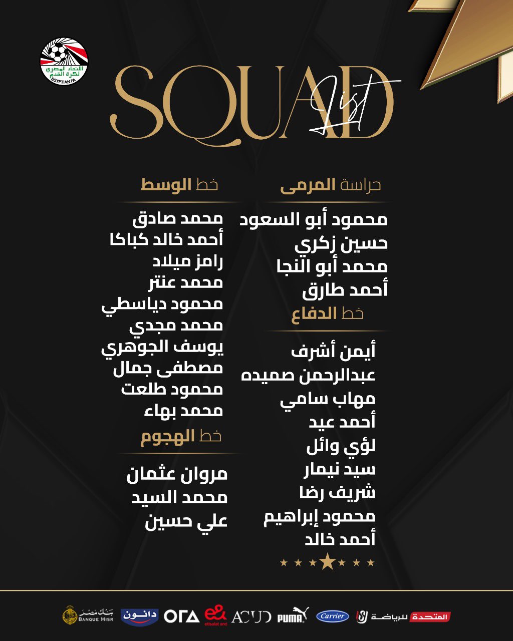 قائمة منتخب المحليين