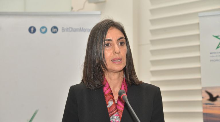 ناديه فتاح العلوى وزير الإقتصاد والمالية المغربية 