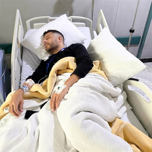 محمد حماقي بالمستشفى