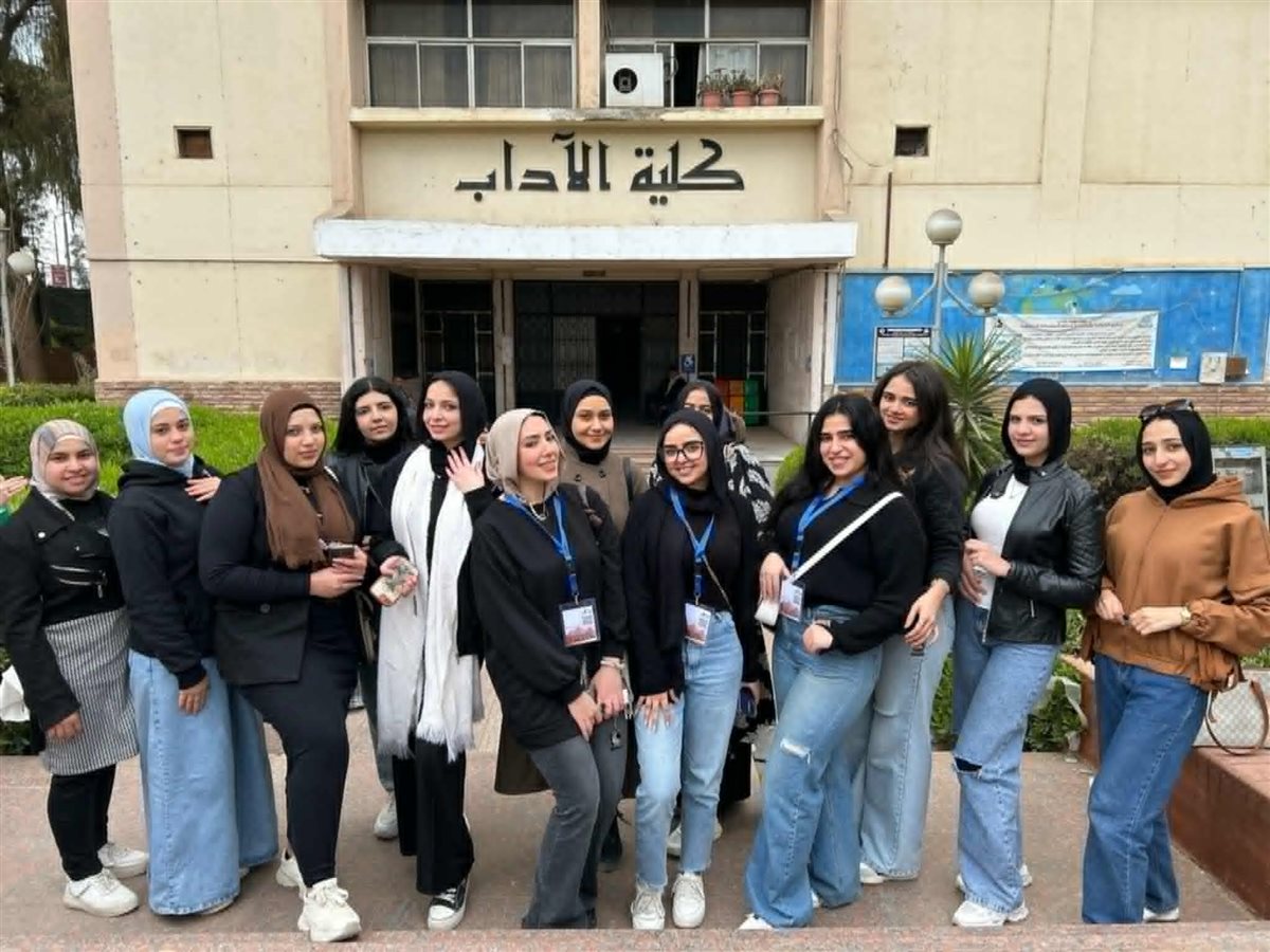 طالبات إعلام الزقازيق المشاركات بمبادرة 