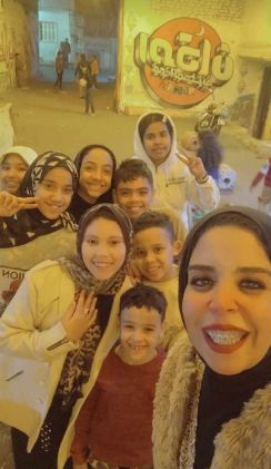 أهالي عزبة حمادة وتحضيرات إفطار 15 رمضان