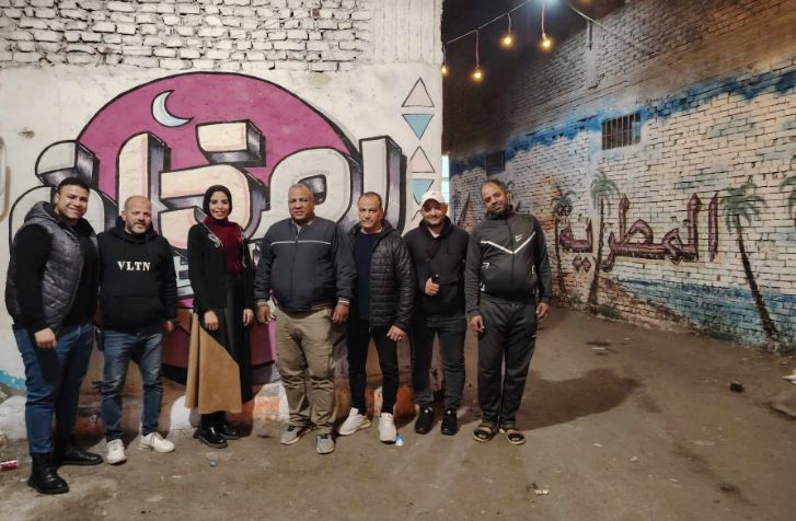 أهالي عزبة حمادة وتحضيرات إفطار 15 رمضان