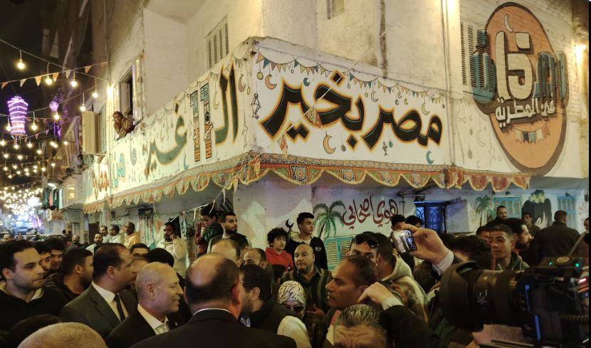 محافظ القاهرة ووزير الشباب يتفقدا اخر تجهيزات إفطار  15 رمضان 