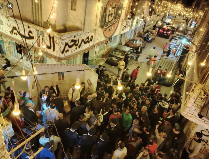 محافظ القاهرة ووزير الشباب يتفقدا اخر تجهيزات إفطار  15 رمضان 