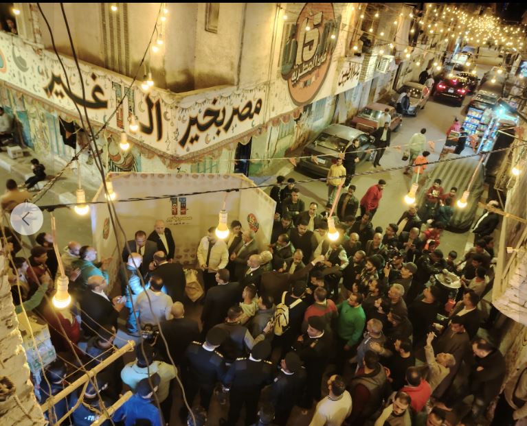 أهالي عزبة حمادة وحفل إفطار 15 رمضان في المطرية 