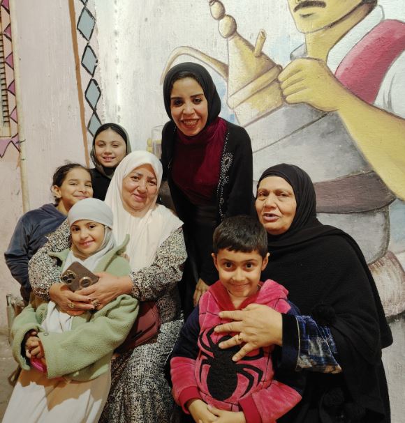 أهالي عزبة حمادة وحفل إفطار 15 رمضان في المطرية 